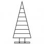 Preview: Metall-Weihnachtsbaum für Dekorationen Schwarz 125 cm