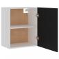Preview: Hängeschrank Schwarz 50x31x60 cm Holzwerkstoff