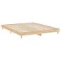 Preview: Bettgestell Sonoma-Eiche 120x200 cm Holzwerkstoff