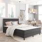 Preview: Boxspringbett Dunkelgrau Stoff 160x200 cm