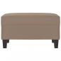 Preview: Fußhocker Taupe 70x55x41 cm Mikrofasergewebe