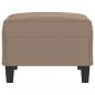 Preview: Fußhocker Taupe 70x55x41 cm Mikrofasergewebe