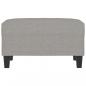 Preview: Fußhocker Hellgrau 70x55x41 cm Stoff