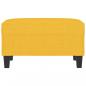 Preview: Fußhocker Hellgelb 70x55x41 cm Stoff