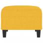 Preview: Fußhocker Hellgelb 70x55x41 cm Stoff