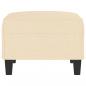 Preview: Fußhocker Creme 70x55x41 cm Stoff