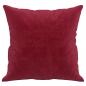 Preview: Zierkissen 2 Stk. Weinrot 40x40 cm Samt