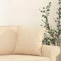 Preview: Zierkissen 2 Stk. Creme 40x40 cm Stoff