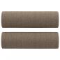 Preview: Zierkissen 2 Stk. Taupe Ø15x50 cm Stoff