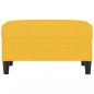 Preview: Fußhocker Hellgelb 70x55x41 cm Stoff