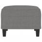 Preview: Fußhocker Dunkelgrau 70x55x41 cm Stoff