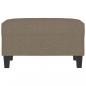 Preview: Fußhocker Taupe 70x55x41 cm Stoff