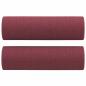 Preview: 2-Sitzer-Sofa mit Zierkissen Weinrot 120 cm Stoff