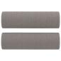 Preview: 2-Sitzer-Sofa mit Zierkissen Taupe 120 cm Stoff