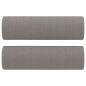 Preview: 2-Sitzer-Sofa mit Zierkissen Taupe 140 cm Stoff