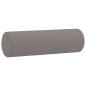 Preview: 2-Sitzer-Sofa mit Zierkissen Taupe 140 cm Stoff