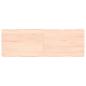 Preview: ARDEBO.de - Tischplatte 120x40x(2-6) cm Massivholz Unbehandelt Baumkante