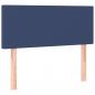 Preview: Boxspringbett mit Matratze & LED Blau 120x200 cm Stoff