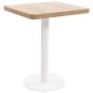 Preview: Bistrotisch Hellbraun 60x60 cm MDF