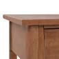 Preview: Konsolentisch Tannenholz Massiv 126x40x77,5 cm Braun