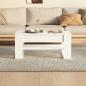 Preview: Couchtisch Hochglanz-Weiß 102x55x45 cm Holzwerkstoff