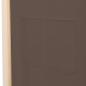 Preview: 4-teiliger Raumteiler Braun 160 x 170 x 4 cm Stoff