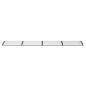 Preview: Türvordach Schwarz 400x100 cm Polycarbonat