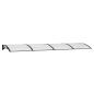 Preview: Türvordach Schwarz 400x100 cm Polycarbonat