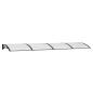 Preview: Türvordach Schwarz 400x100 cm Polycarbonat