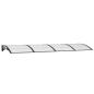 Preview: Türvordach Schwarz 350x100 cm Polycarbonat