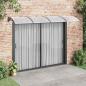 Preview: Türvordach Schwarz 350x100 cm Polycarbonat