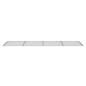 Preview: Türvordach Grau 350x100 cm Polycarbonat