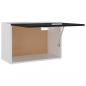 Preview: Hängeschrank Schwarz 60x31x40 cm Holzwerkstoff