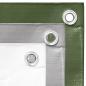 Preview: Abdeckplane 260 g/m² 8x12 m Grau HDPE