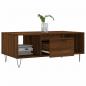 Preview: Couchtisch Braun Eichen-Optik 90x50x36,5 cm Holzwerkstoff