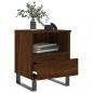 Preview: Nachttische 2 Stk. Braun Eichen-Optik 40x35x50 cm Holzwerkstoff