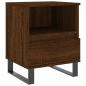 Preview: Nachttische 2 Stk. Braun Eichen-Optik 40x35x50 cm Holzwerkstoff