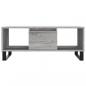 Preview: Couchtisch Grau Sonoma 90x50x36,5 cm Holzwerkstoff