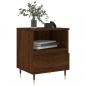 Preview: ARDEBO.de - Nachttische 2 Stk. Braun Eichen-Optik 40x35x50 cm Holzwerkstoff