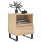 Preview: Nachttische 2 Stk. Sonoma-Eiche 40x35x50 cm Holzwerkstoff