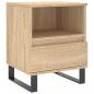 Preview: Nachttische 2 Stk. Sonoma-Eiche 40x35x50 cm Holzwerkstoff