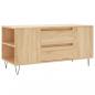 Preview: Couchtisch Sonoma-Eiche 102x44,5x50 cm Holzwerkstoff
