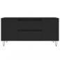 Preview: Couchtisch Schwarz 102x44,5x50 cm Holzwerkstoff