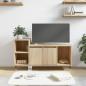 Preview: ARDEBO.de - TV-Schrank Sonoma-Eiche 100x35x55 cm Holzwerkstoff