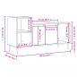 Preview: TV-Schrank Sonoma-Eiche 100x35x55 cm Holzwerkstoff