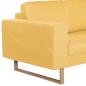 Preview: 3-Sitzer-Sofa Stoff Gelb