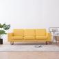 Preview: 3-Sitzer-Sofa Stoff Gelb