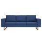 Preview: 3-Sitzer-Sofa Stoff Blau