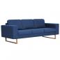 Preview: 3-Sitzer-Sofa Stoff Blau