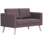 Preview: 2-Sitzer-Sofa Stoff Taupe